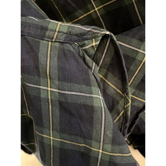 Ralph Lauren 3XLT 3TGL BIG & TALL Green & Yellow Checkered Buttoned Long Sleeve - Picture 10 of 16